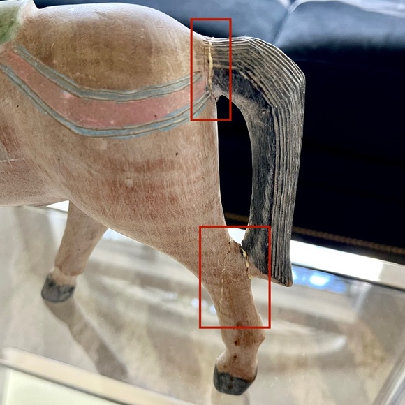 Beautifully patinaed male and female horse statue pair - Picture 5 of 11